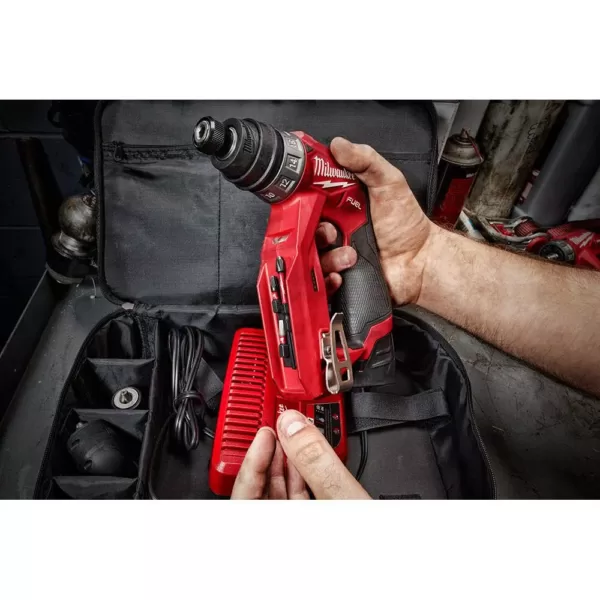 Milwaukee M12 FUEL 12-Volt Lithium-Ion Brushless Cordless 4-in-1 Installation 3/8 in. Drill Driver and Multi-Tool Set (Tool-Only)