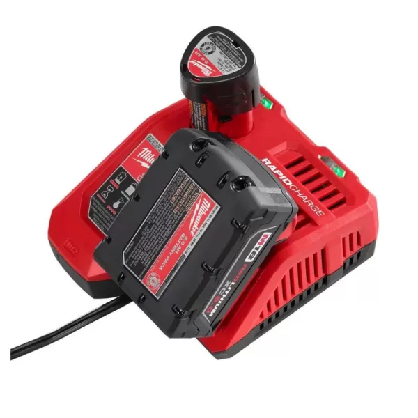 Milwaukee M12 and M18 12-Volt/18-Volt Lithium-Ion Multi-Voltage Rapid Battery Charger