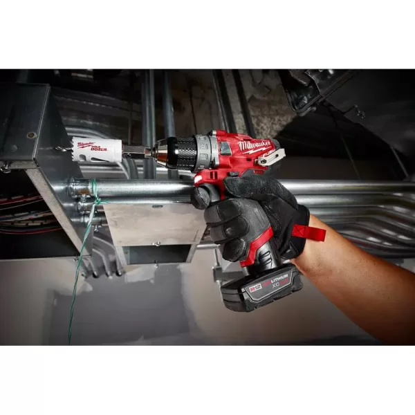 Milwaukee M12 FUEL 12-Volt Lithium-Ion Brushless Cordless Hammer Drill and Impact Driver Combo Kit with 2 Batteries & Bag (2-Tool)