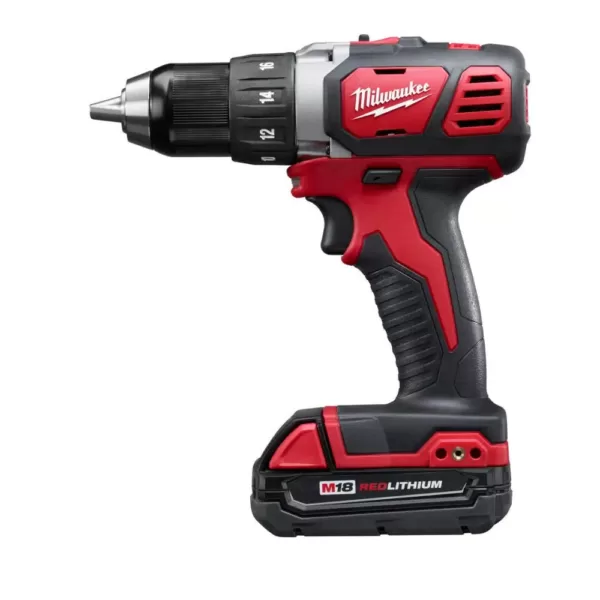 Milwaukee M18 18-Volt Lithium-Ion Cordless Drill Driver/Impact Driver Combo Kit (2-Tool) with 2 Batteries and Reciprocating Saw