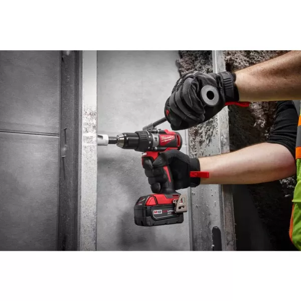 Milwaukee M18 18-Volt Lithium-Ion Brushless Cordless Hammer Drill and Impact Combo Kit with M18 6-1/2 in. Circular Saw