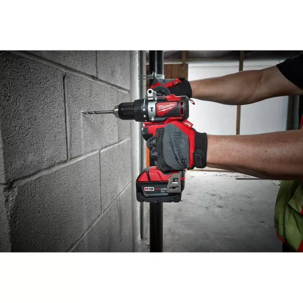 Milwaukee M18 18-Volt Lithium-Ion Brushless Cordless Hammer Drill/Impact/Circular Saw Combo Kit (3-Tool) with 2-Batteries