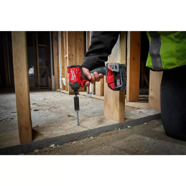 Milwaukee M18 FUEL 18-Volt Lithium-Ion Brushless Cordless Combo Kit (3-Tool) w/(2) 5Ah Batteries, Charger and Tool Bag