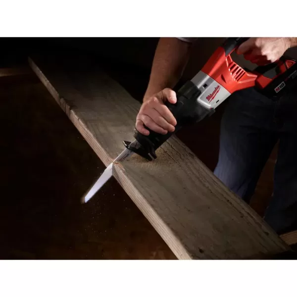 Milwaukee 12 in. 5 Teeth per in. AX Nail Embedded Wood Cutting SAWZALL Reciprocating Saw Blades (25 Pack)