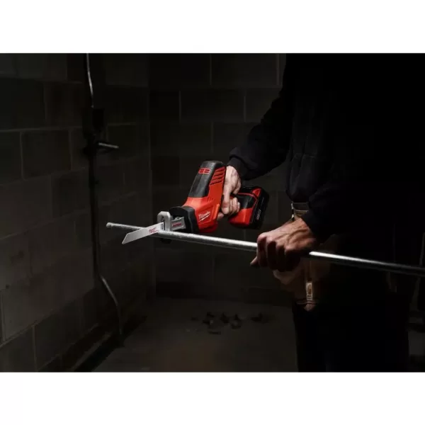 Milwaukee M18 18-Volt Lithium-Ion Cordless Hackzall Reciprocating Saw (Tool-Only)