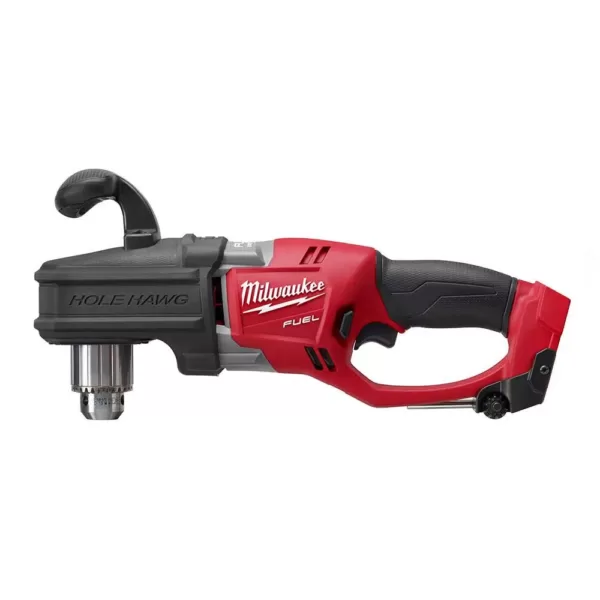 Milwaukee M18 FUEL 18-Volt Lithium-Ion Brushless Cordless 1/2 in. Hole Hawg Right Angle Drill (Tool-Only)