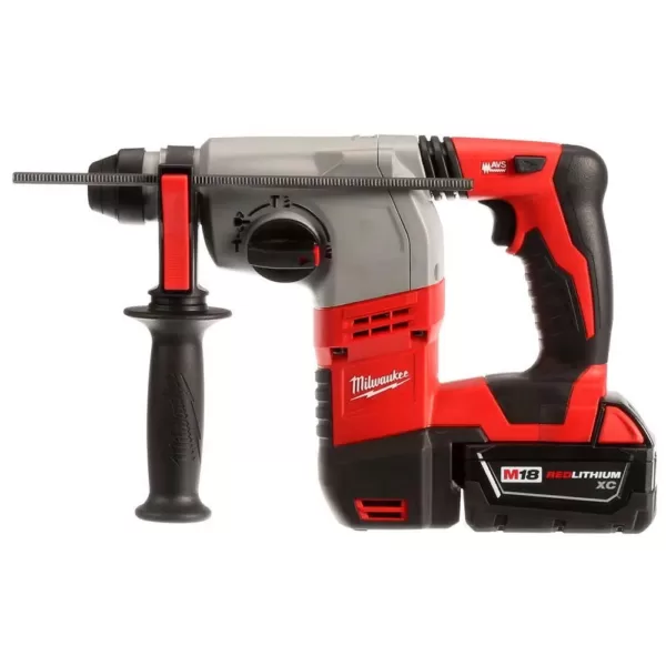 Milwaukee M18 18-Volt Lithium-Ion Cordless 7/8 in. SDS-Plus Rotary Hammer Kit W/(2) 3.0Ah Batteries, Charger, Hard Case