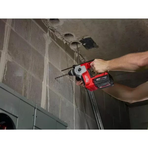 Milwaukee M18 18-Volt Lithium-Ion Cordless 5/8 in. SDS-Plus Rotary Hammer Kit W/(2) 3.0Ah Batteries, Charger, Hard Case