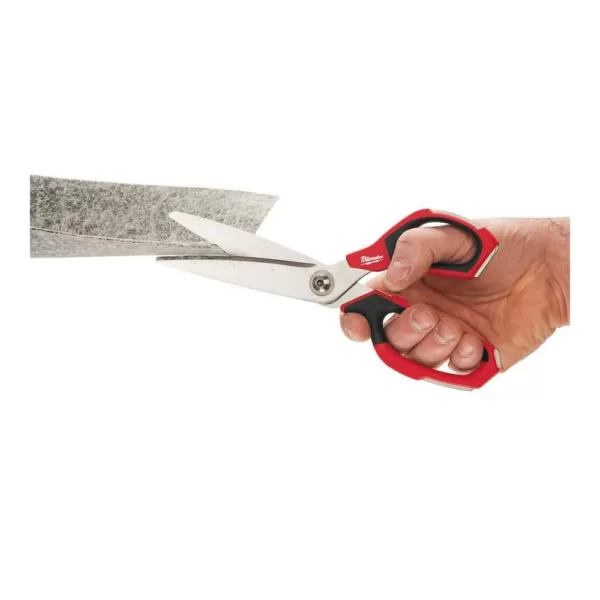 Milwaukee Jobsite Straight Scissors W/ 25 ft. Compact Tape Measure