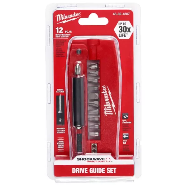 Milwaukee Shockwave Impact Duty Drive Guide Set (12-Piece)