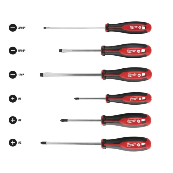 Milwaukee Screwdriver Set (6-Piece)