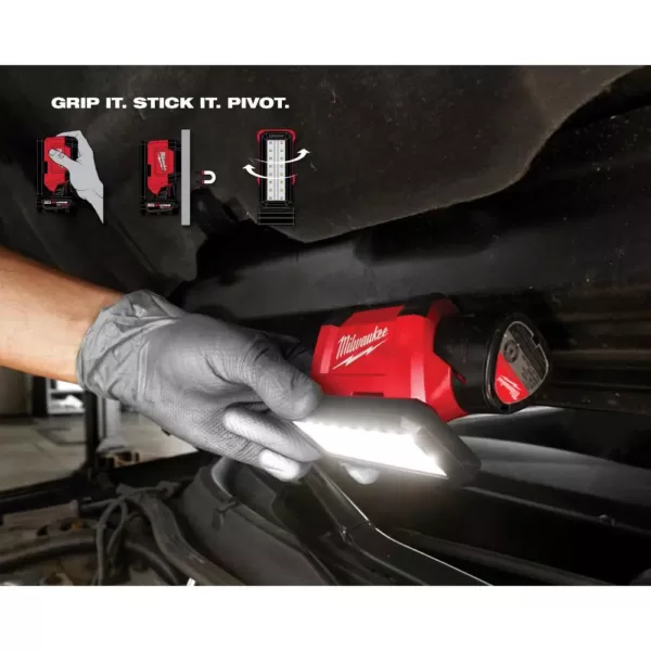 Milwaukee M12 ROVER 12-Volt Lithium-Ion Service and Repair 700 Lumens Flood Light with USB Charging