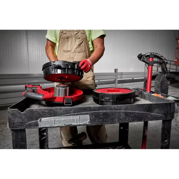 Milwaukee M18 Fuel 18-Volt Lithium-Ion Brushless Cordless Angler 120 ft. Steel Pulling Fish Tape Kit W/ (2) 2.0Ah Batteries