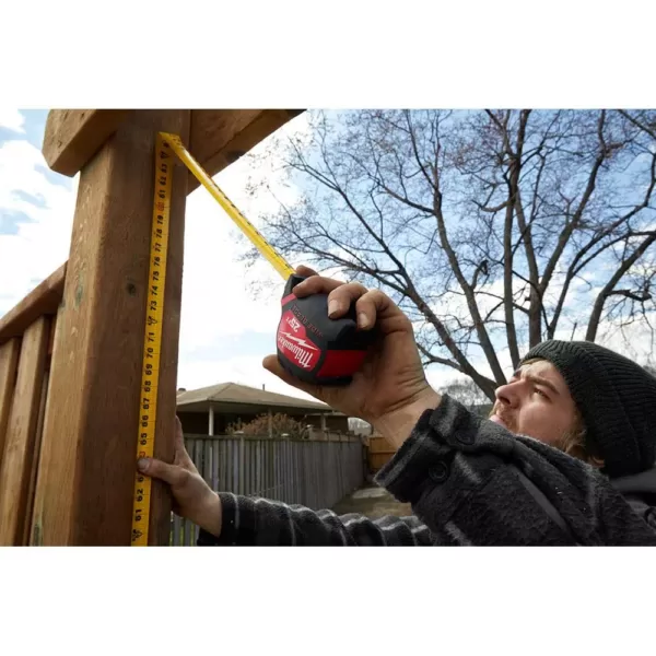 Milwaukee 5 m/16 ft. x 1.3 in. Wide Blade Tape Measure with 17 ft. Reach