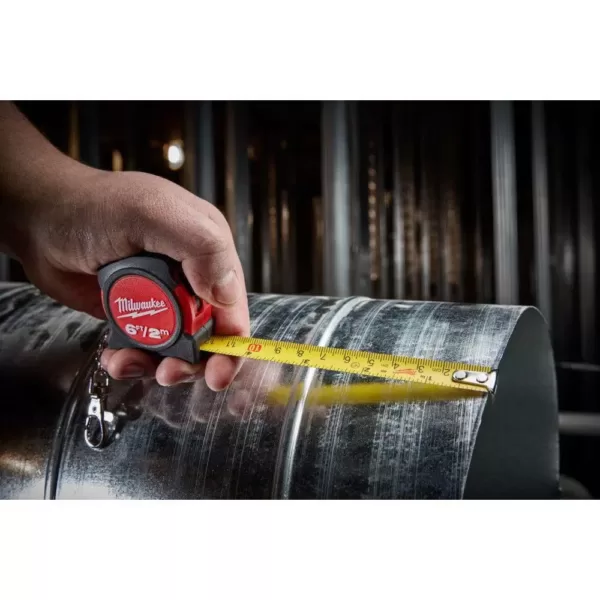 Milwaukee 6 ft. Keychain Tape Measure