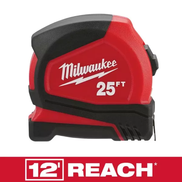 Milwaukee 25 ft. Compact Tape Measure