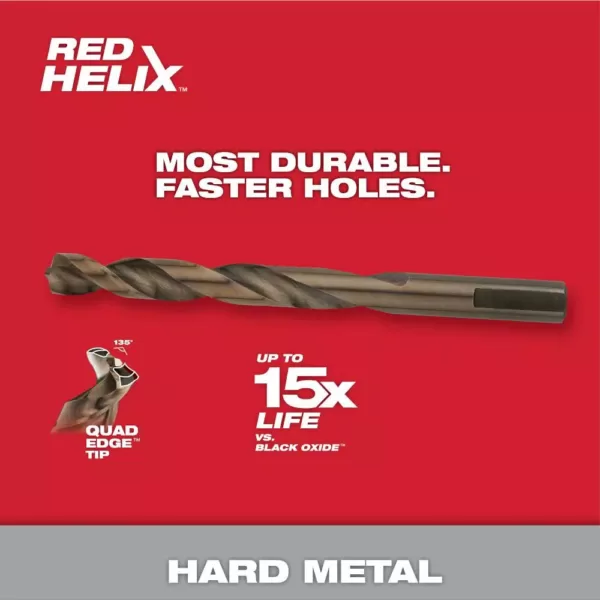 Milwaukee 3/16 in. Cobalt Thunderbolt Twist Drill Bit