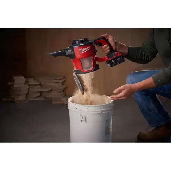 Milwaukee M18 18-Volt 2 Gal. Lithium-Ion Cordless Wet/Dry Vacuum with M18 Compact Vacuum (2-Tool)